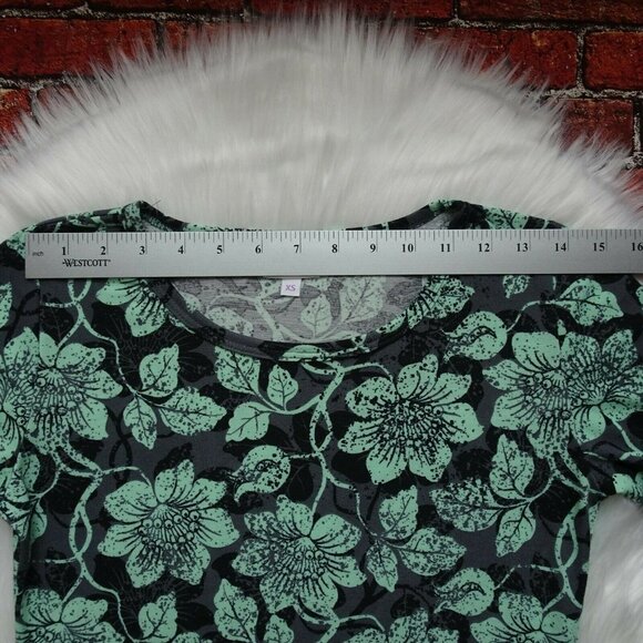 💰3/$25 Women's Julia Dress 3/4 Sleeves Stretch Floral Green XS - Picture 8 of 11